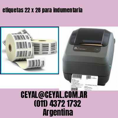etiquetas 22 x 28 para indumentaria