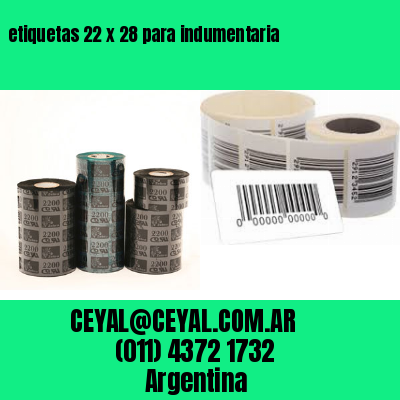 etiquetas 22 x 28 para indumentaria
