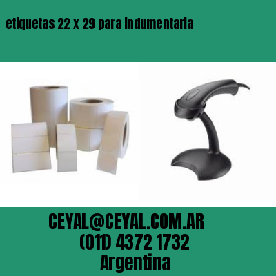 etiquetas 22 x 29 para indumentaria