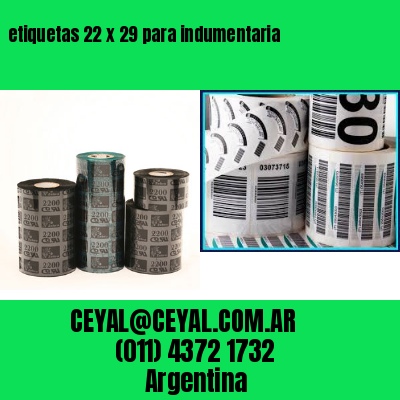 etiquetas 22 x 29 para indumentaria