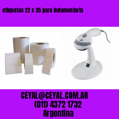 etiquetas 22 x 35 para indumentaria