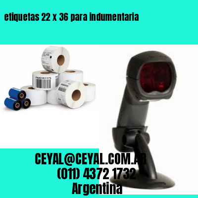 etiquetas 22 x 36 para indumentaria