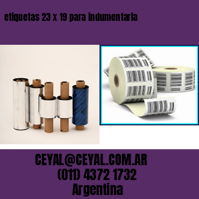etiquetas 23 x 19 para indumentaria