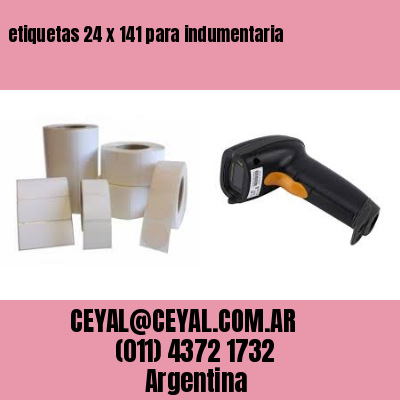 etiquetas 24 x 141 para indumentaria