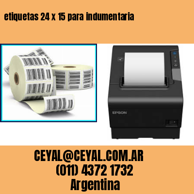 etiquetas 24 x 15 para indumentaria