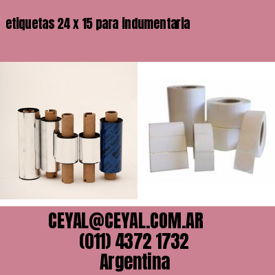 etiquetas 24 x 15 para indumentaria