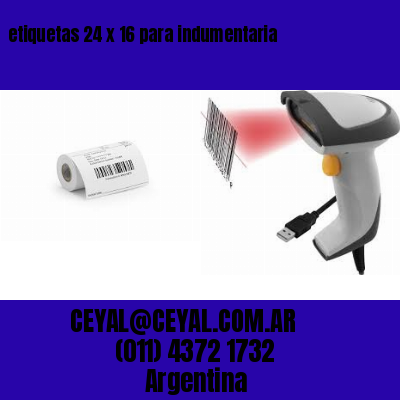 etiquetas 24 x 16 para indumentaria