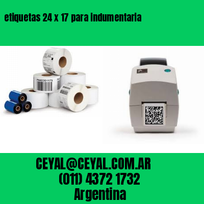 etiquetas 24 x 17 para indumentaria