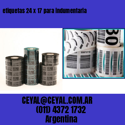 etiquetas 24 x 17 para indumentaria