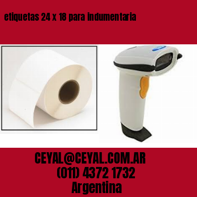 etiquetas 24 x 18 para indumentaria