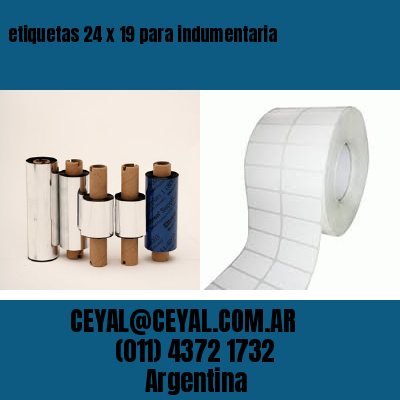 etiquetas 24 x 19 para indumentaria