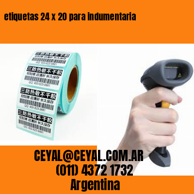 etiquetas 24 x 20 para indumentaria