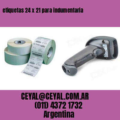 etiquetas 24 x 21 para indumentaria