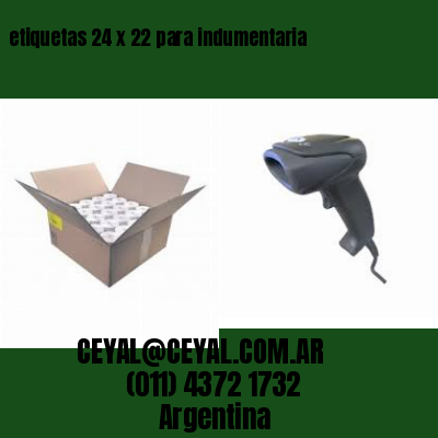 etiquetas 24 x 22 para indumentaria