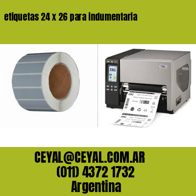 etiquetas 24 x 26 para indumentaria