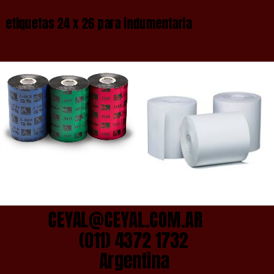 etiquetas 24 x 26 para indumentaria