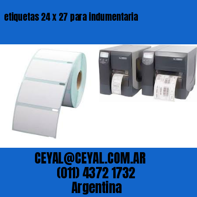 etiquetas 24 x 27 para indumentaria