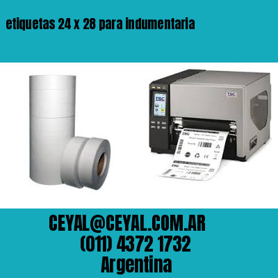etiquetas 24 x 28 para indumentaria
