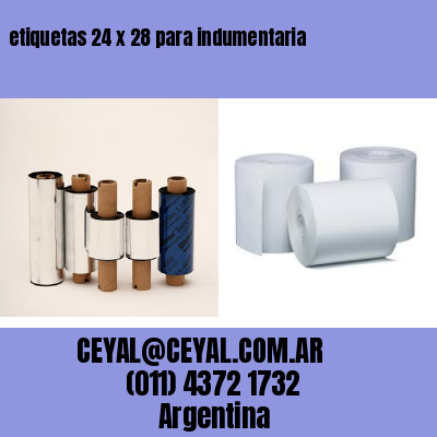 etiquetas 24 x 28 para indumentaria