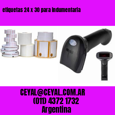 etiquetas 24 x 30 para indumentaria
