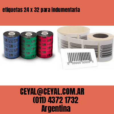 etiquetas 24 x 32 para indumentaria