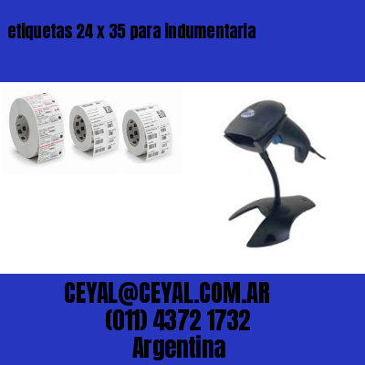 etiquetas 24 x 35 para indumentaria