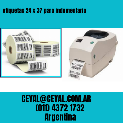 etiquetas 24 x 37 para indumentaria