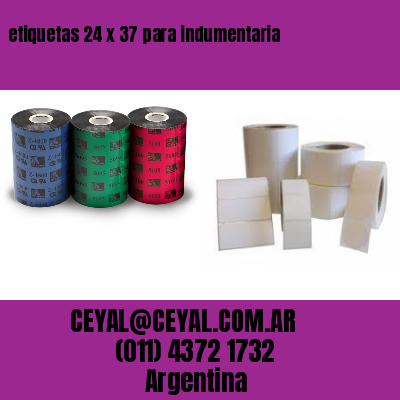 etiquetas 24 x 37 para indumentaria