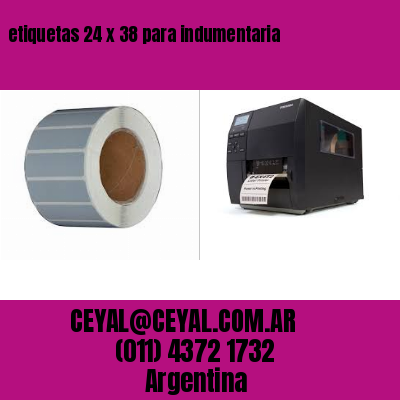 etiquetas 24 x 38 para indumentaria