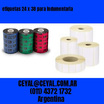 etiquetas 24 x 38 para indumentaria