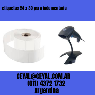 etiquetas 24 x 39 para indumentaria