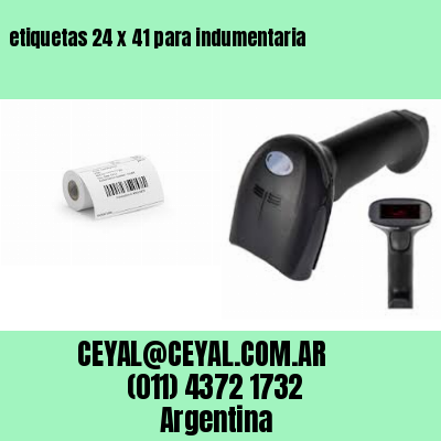etiquetas 24 x 41 para indumentaria