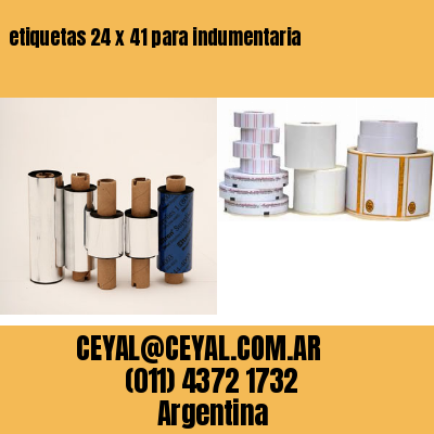 etiquetas 24 x 41 para indumentaria