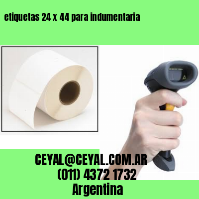 etiquetas 24 x 44 para indumentaria