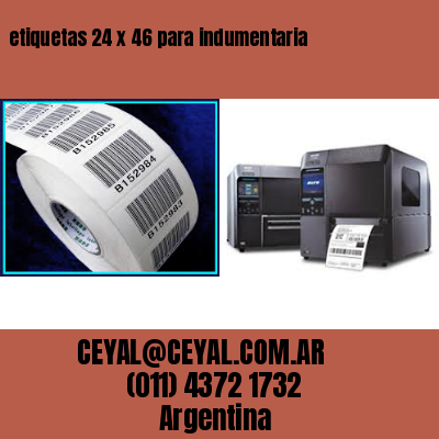 etiquetas 24 x 46 para indumentaria
