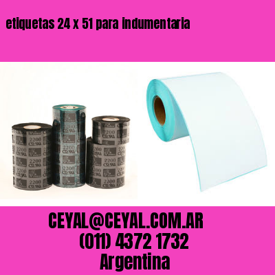etiquetas 24 x 51 para indumentaria