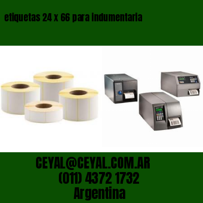 etiquetas 24 x 66 para indumentaria
