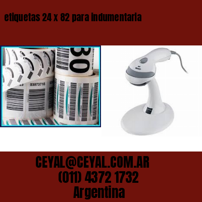etiquetas 24 x 82 para indumentaria
