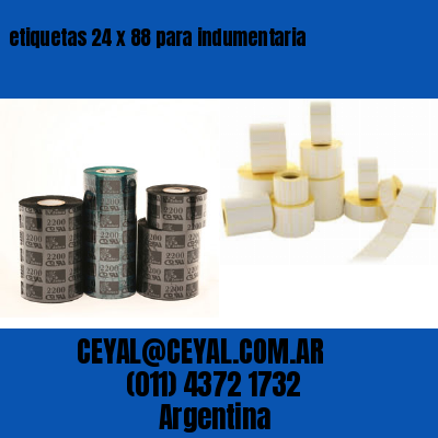 etiquetas 24 x 88 para indumentaria