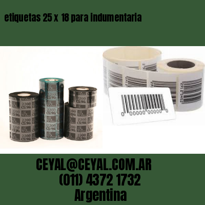 etiquetas 25 x 18 para indumentaria