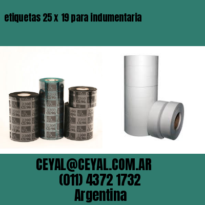 etiquetas 25 x 19 para indumentaria