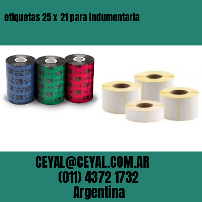 etiquetas 25 x 21 para indumentaria