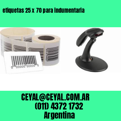 etiquetas 25 x 70 para indumentaria