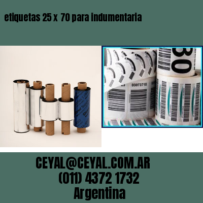 etiquetas 25 x 70 para indumentaria