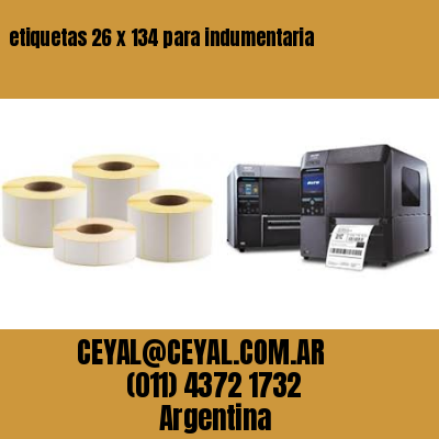 etiquetas 26 x 134 para indumentaria