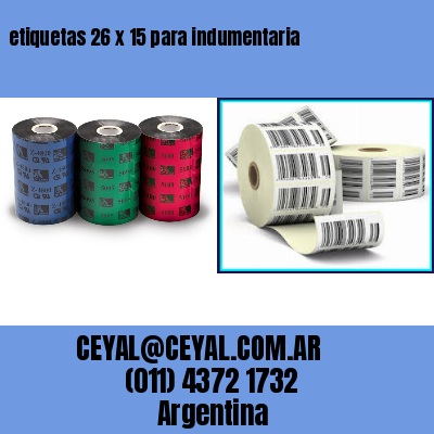 etiquetas 26 x 15 para indumentaria