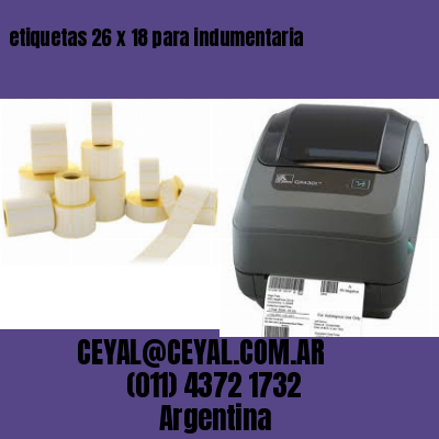 etiquetas 26 x 18 para indumentaria