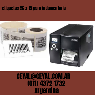 etiquetas 26 x 19 para indumentaria