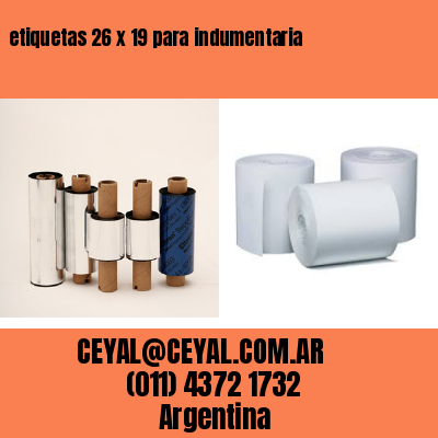 etiquetas 26 x 19 para indumentaria