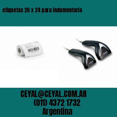 etiquetas 26 x 24 para indumentaria